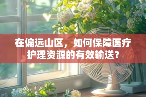 在偏远山区，如何保障医疗护理资源的有效输送？