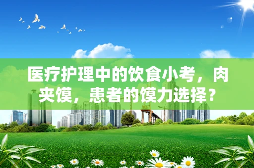 医疗护理中的饮食小考，肉夹馍，患者的馍力选择？