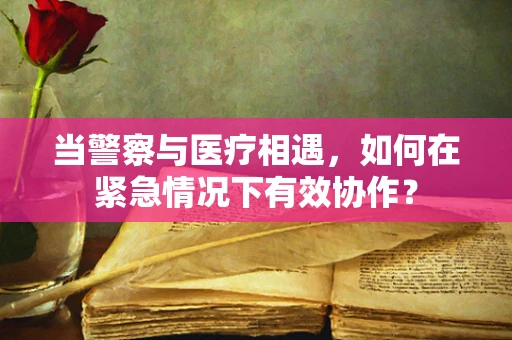 当警察与医疗相遇，如何在紧急情况下有效协作？
