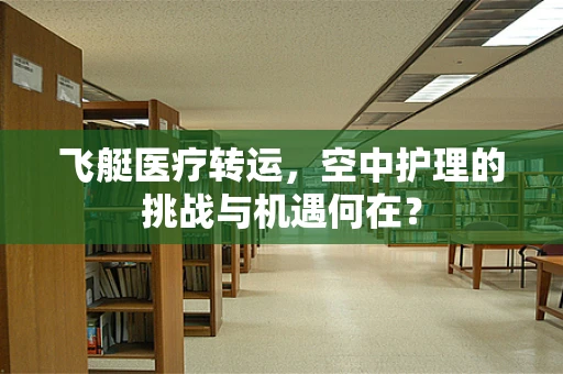 飞艇医疗转运，空中护理的挑战与机遇何在？
