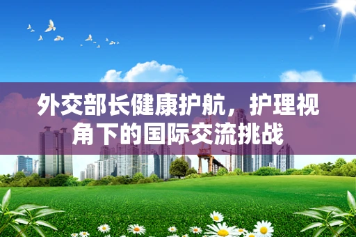 外交部长健康护航，护理视角下的国际交流挑战