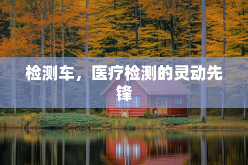 检测车，医疗检测的灵动先锋