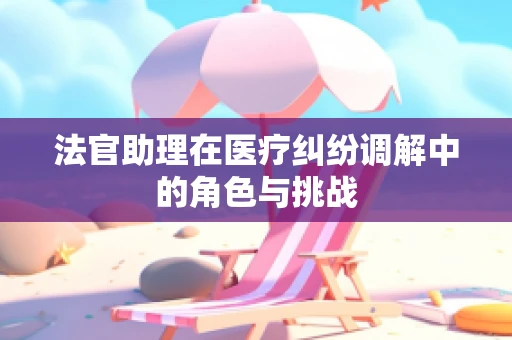 法官助理在医疗纠纷调解中的角色与挑战