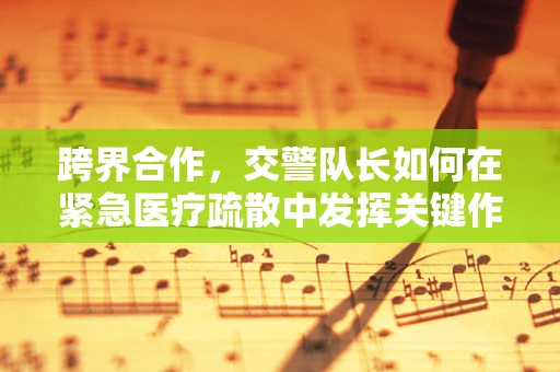 跨界合作，交警队长如何在紧急医疗疏散中发挥关键作用？
