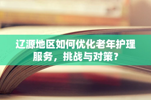 辽源地区如何优化老年护理服务，挑战与对策？