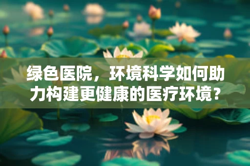 绿色医院，环境科学如何助力构建更健康的医疗环境？