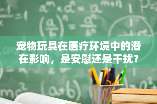 宠物玩具在医疗环境中的潜在影响，是安慰还是干扰？