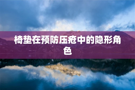 椅垫在预防压疮中的隐形角色