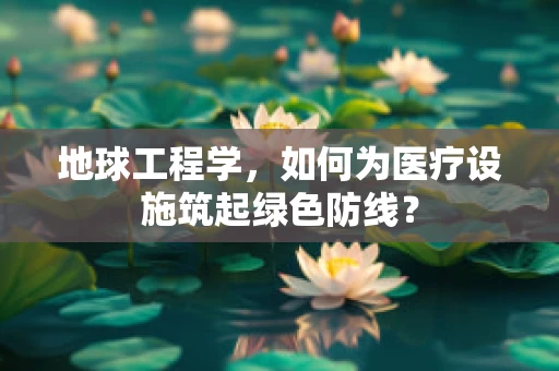 地球工程学，如何为医疗设施筑起绿色防线？