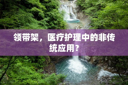 领带架，医疗护理中的非传统应用？