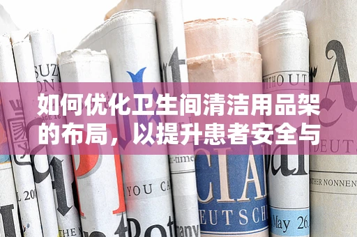 如何优化卫生间清洁用品架的布局，以提升患者安全与便利性？