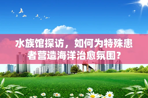水族馆探访，如何为特殊患者营造海洋治愈氛围？