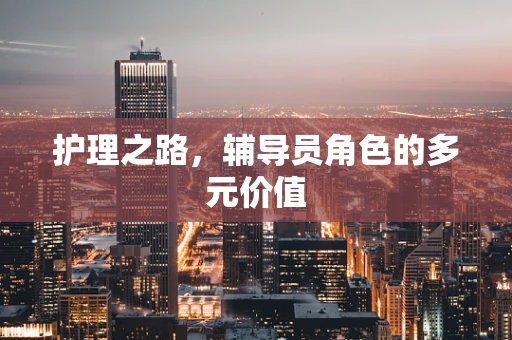 护理之路，辅导员角色的多元价值