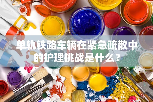 单轨铁路车辆在紧急疏散中的护理挑战是什么？