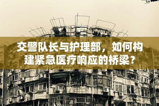 交警队长与护理部，如何构建紧急医疗响应的桥梁？