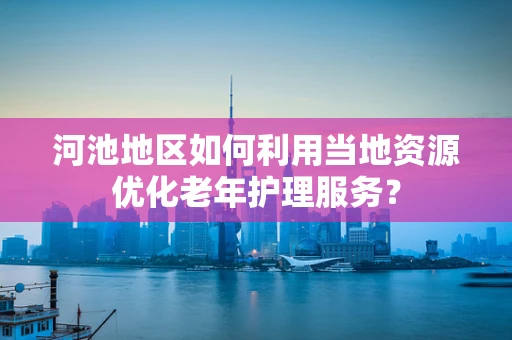 河池地区如何利用当地资源优化老年护理服务？