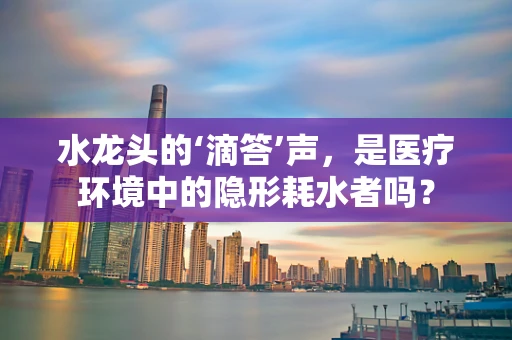 水龙头的‘滴答’声，是医疗环境中的隐形耗水者吗？