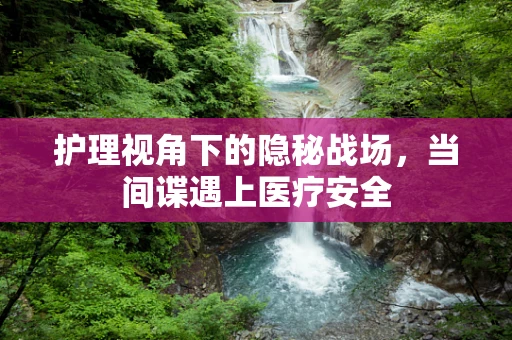 护理视角下的隐秘战场，当间谍遇上医疗安全
