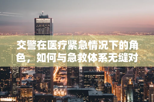 交警在医疗紧急情况下的角色，如何与急救体系无缝对接？