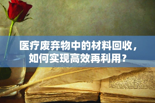 医疗废弃物中的材料回收，如何实现高效再利用？