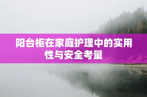 阳台柜在家庭护理中的实用性与安全考量