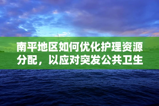 南平地区如何优化护理资源分配，以应对突发公共卫生事件？