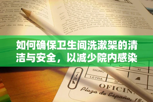如何确保卫生间洗漱架的清洁与安全，以减少院内感染风险？