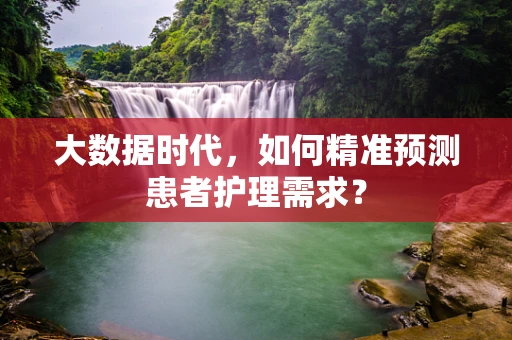 大数据时代，如何精准预测患者护理需求？