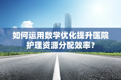 如何运用数学优化提升医院护理资源分配效率？