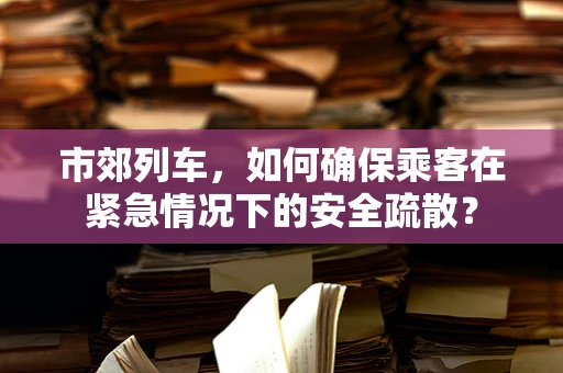 市郊列车，如何确保乘客在紧急情况下的安全疏散？