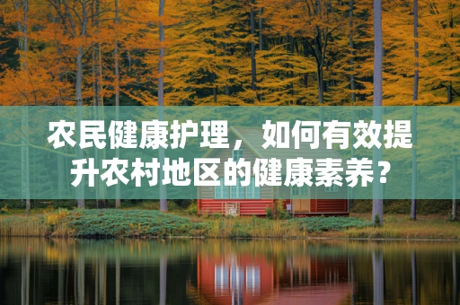 农民健康护理，如何有效提升农村地区的健康素养？