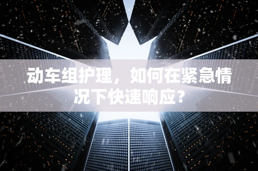 动车组护理，如何在紧急情况下快速响应？