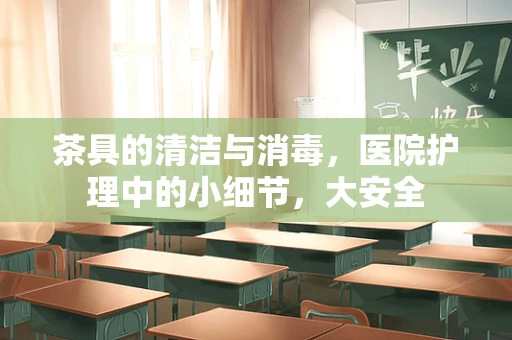 茶具的清洁与消毒，医院护理中的小细节，大安全