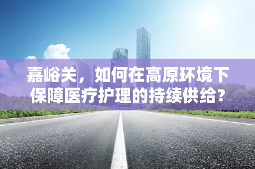 嘉峪关，如何在高原环境下保障医疗护理的持续供给？