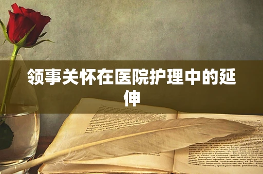 领事关怀在医院护理中的延伸