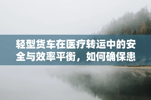 轻型货车在医疗转运中的安全与效率平衡，如何确保患者安全抵达？