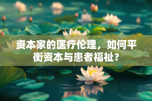 资本家的医疗伦理，如何平衡资本与患者福祉？