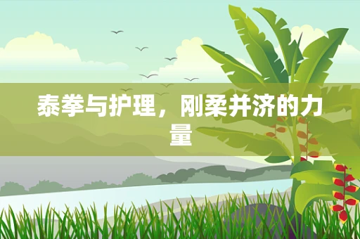 泰拳与护理，刚柔并济的力量