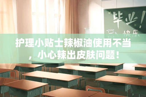 护理小贴士辣椒油使用不当，小心辣出皮肤问题！