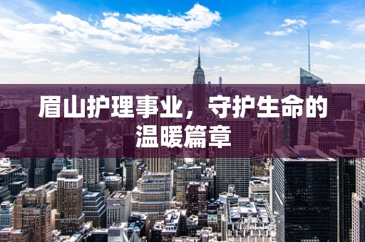 眉山护理事业，守护生命的温暖篇章