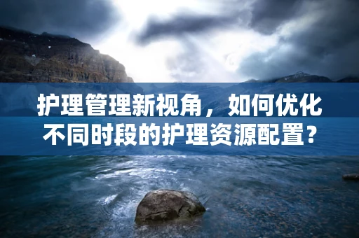 护理管理新视角，如何优化不同时段的护理资源配置？