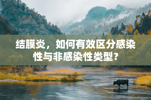 结膜炎，如何有效区分感染性与非感染性类型？