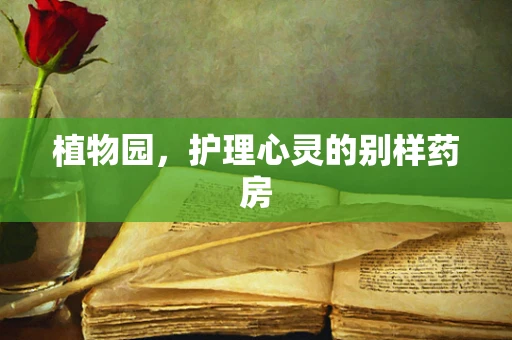 植物园，护理心灵的别样药房