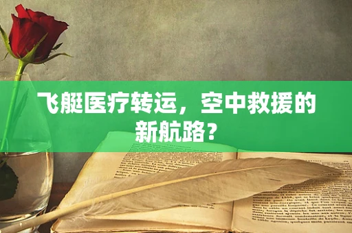 飞艇医疗转运，空中救援的新航路？
