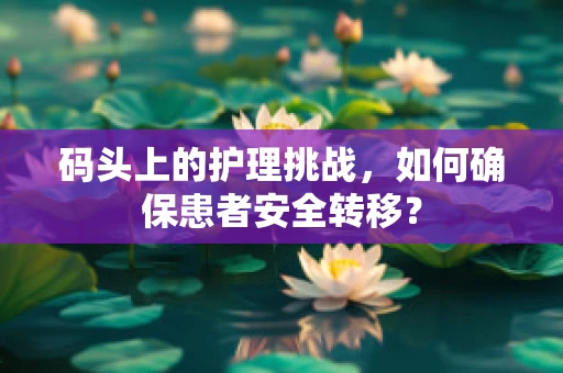 码头上的护理挑战，如何确保患者安全转移？