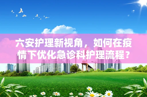 六安护理新视角，如何在疫情下优化急诊科护理流程？