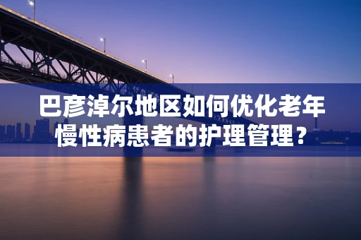 巴彦淖尔地区如何优化老年慢性病患者的护理管理？