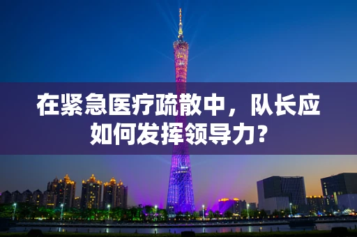 在紧急医疗疏散中，队长应如何发挥领导力？