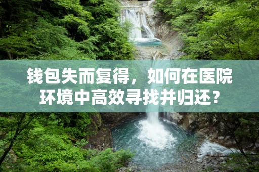 钱包失而复得，如何在医院环境中高效寻找并归还？
