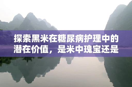 探索黑米在糖尿病护理中的潜在价值，是米中瑰宝还是饮食禁忌？